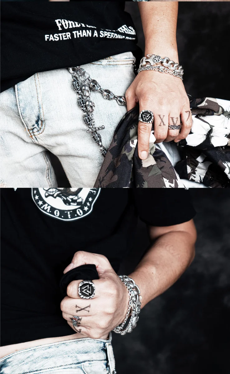 Victorian Memento Mori - Dual Skull Band - Slice 10