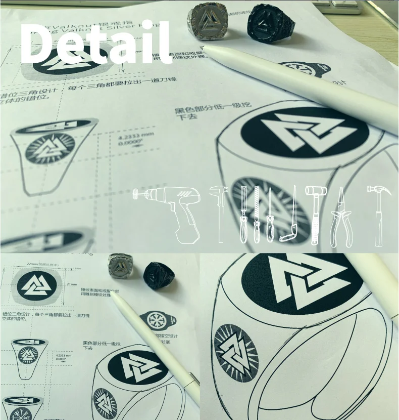 Victorian Memento Mori - Dual Skull Band - Slice 13