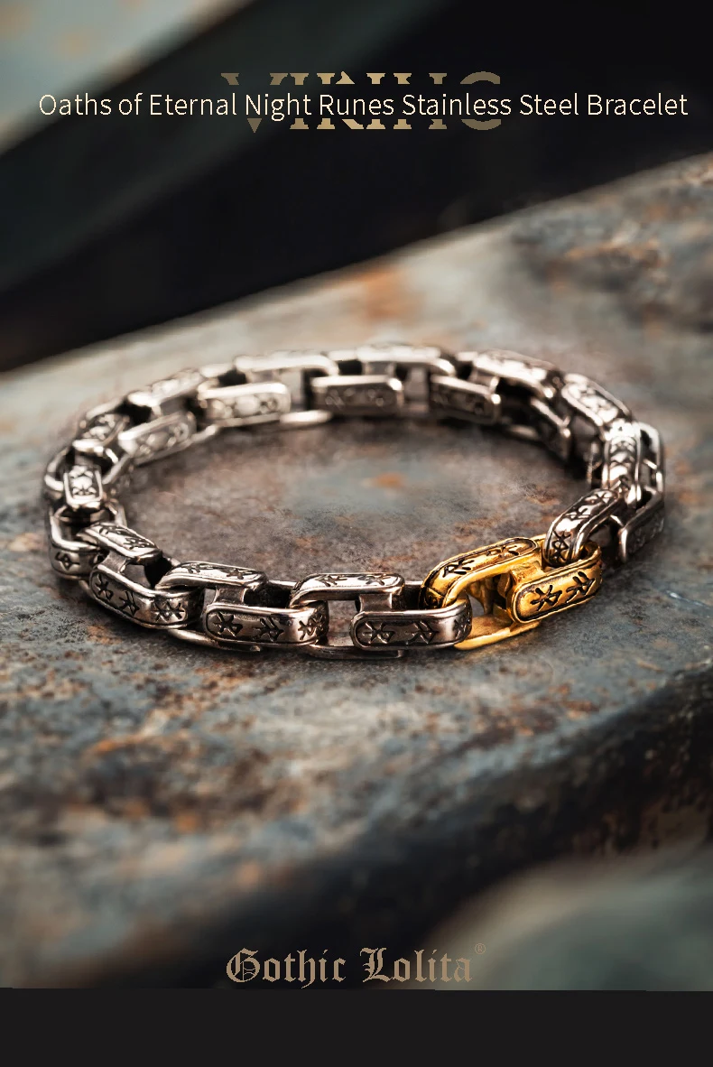 Norse Dragon Vertebra - Diamond Cuban Link Bracelet - Slice 1