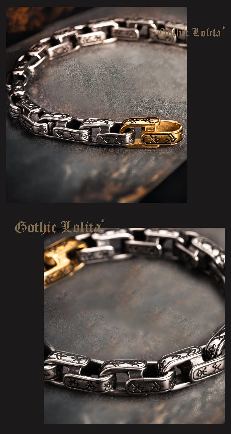 Norse Dragon Vertebra - Diamond Cuban Link Bracelet - Slice 5