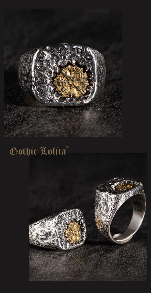 Gothic Foliage - Baroque Filigree Signet Ring - Slice 4