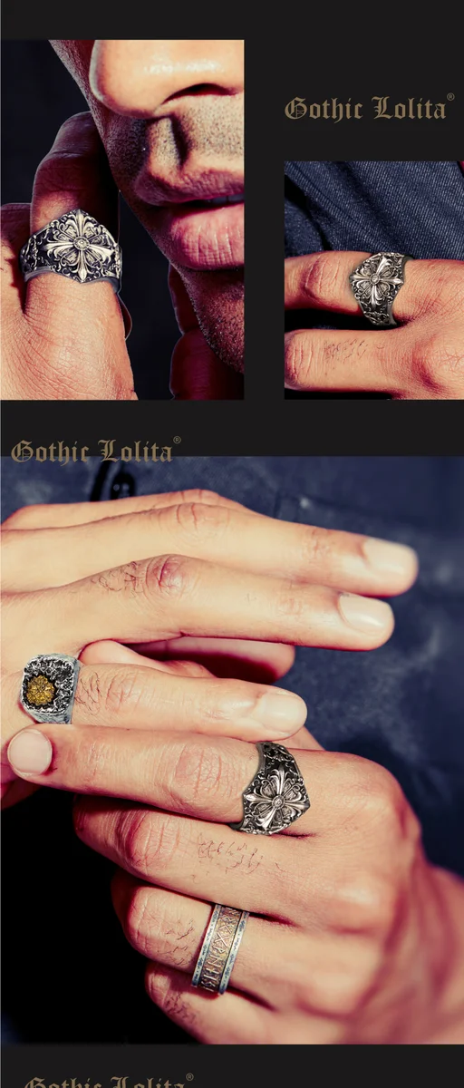 Anubis Gatekeeper - Jackal Deity Pharaoh Ring - Slice 9
