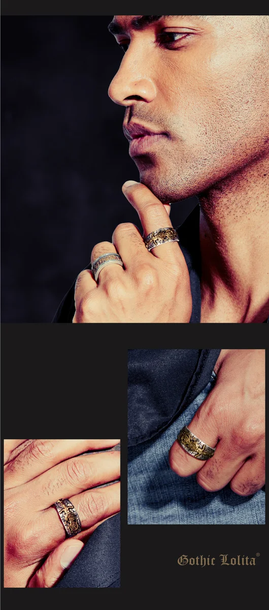 Eye of Horus - Egyptian Sacred Protection Ring - Slice 2